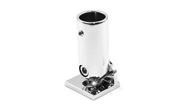 Соединитель труба-стена 19 мм, шарнирный, латунь, полированная t916 PС купить в Казани