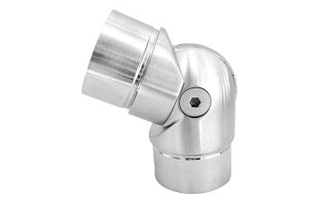 Поворот литой, внутренний, шарнирный, под Ø50.8х1.5 мм, шлифованный, AISI 304 Фk011-6 купить в Казани