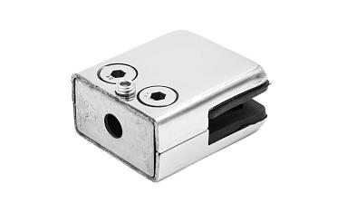 Стеклодержатель штампованный, под стекло 10 мм (5+5 мм), на плоскость 40х24х48 полированный (AISI 304) k352-10 купить в Казани