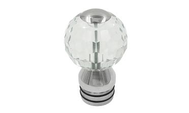 Стеклянный шар, наконечник на стойку Ø50.8 мм, с алюминиевой системой фиксации, прозрачный k248 купить в Казани