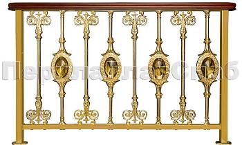 Латунные лестничные перила серии – Нимфалида XL05 в Казани. Готовые проекты ПерилаГлавСнаб