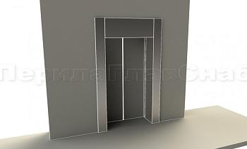 Облицовка портала лифта в Казани. Готовые проекты ПерилаГлавСнаб