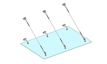 Комплект фурнитуры для козырька 1200х1800 (на вантах/тягах) k671-12-18м купить в Казани Комплект фурнитуры для козырька 1200х1800 (на вантах/тягах) k671-12-18м купить в Казани