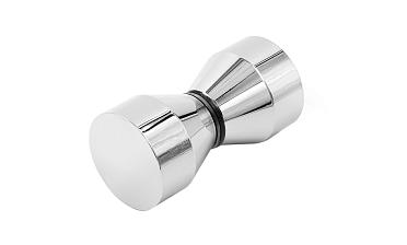 Дверная ручка «кноб» для душа, алюминий-хром, полированная t693 ALPC купить в Казани