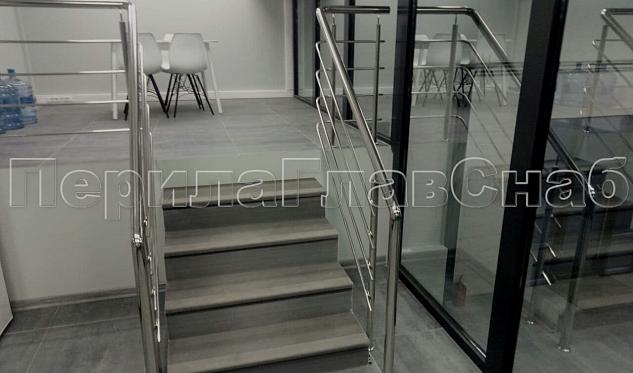 Перила с четырьмя ригелями  в Казани. Готовые проекты ПерилаГлавСнаб