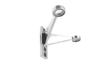 Крепление рутеля к стене, двойное 250мм, фланец с тремя отверстиями, AISI 304 k612-3 купить в Казани