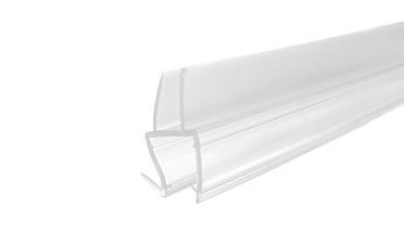 Уплотнитель для стекла в душевую кабину 10 мм, прозрачный, стена-стекло 2200 мм t226 купить в Казани