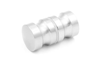 Дверная ручка "кноб", алюминий-хром, шлифованный t692 AL SSS купить в Казани