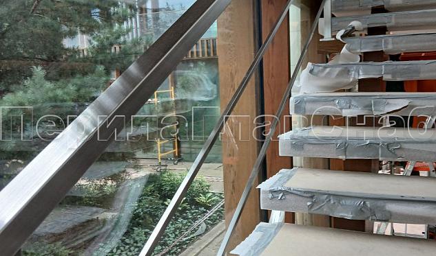 Перила с двумя ригелями в Казани. Готовые проекты ПерилаГлавСнаб