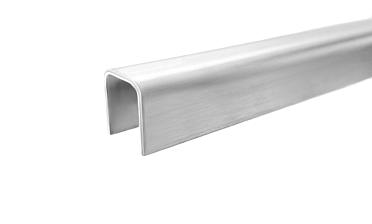 Профиль П-образный, L=2000 мм, t=1.5 мм, для стекла 12 мм, шлиф. (AISI 304) Ф-0455 купить в Казани
