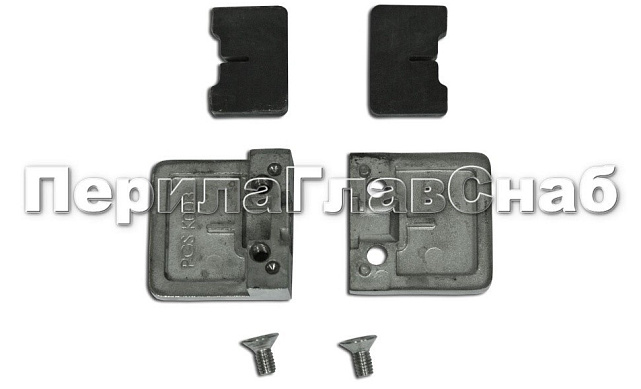 Стеклодержатель литой, под стекло 8 мм. 4+4 мм. на плоскость 42х22,5х42  полированный (AISI 304) k003 2 Стеклодержатель литой, под стекло 8 мм. 4+4 мм. на плоскость 42х22,5х42  полированный (AISI 304) k003 2