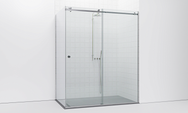 Комплект фурнитуры для раздвижной душевой перегородки, угловой, на профиле t552-1 купить в Казани