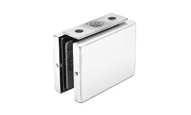 Коннектор стена-стекло с монтажной пластиной, шлифованный, вырез 09 t192 SSS купить в Казани