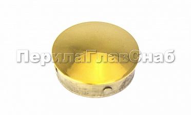 Заглушка штампованная Ø38х1.5 мм, (AISI 304), под золото Фk036-88 купить в Казани