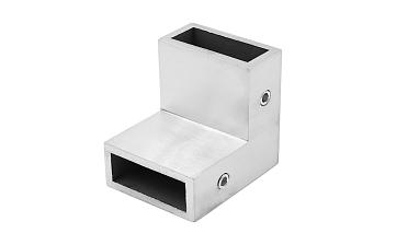 Соединитель труба-труба 90°, для трека 30х10 мм, 90°, AISI 304, шлифованный t460 SSS купить в Казани