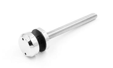 Комплект торцевого крепления несущего стекла, гайка-шайба Ø50х10х18 мм с внутренней резьбой М16(для оцинковки), полированный AISI 304, уценка k277-7-У купить в Казани