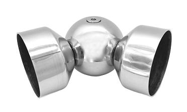 Поворот дер./пласт. поручня Ø49х0.8 мм, полированный, (AISI 201) k053-4 купить в Казани