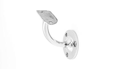 Пристенок с ложементом под Ø50.8 мм, вынос 70х45, Ø60х3 мм, литой, 25х45х2 мм, полированный, (AISI 316) k234-2 купить в Казани