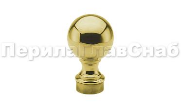 Наконечник стойки шар, Ø38.1 мм, литой, утяжеленный, золото k070-88 купить в Казани