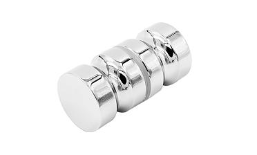 Дверная ручка «кноб», алюминий-хром, полированная t692 ALPC купить в Казани