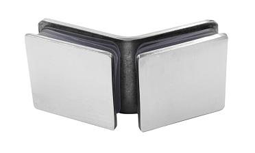 Коннектор для душевой кабины стекло-стекло 135° 45х45 мм латунь-хром t726 PC купить в Казани