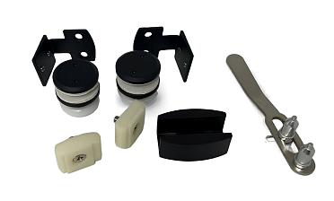 Комплект раздвижной системы на G-профиле, черный t407 BL  купить в Казани