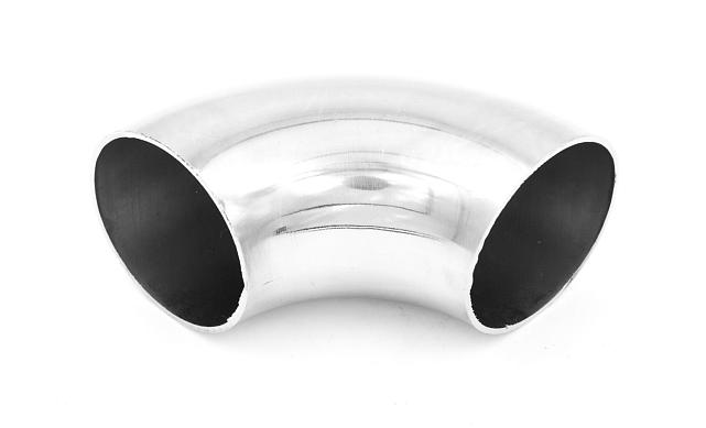 Отвод поручня под сварку Ø48.3х120х1.5 мм, 90°, полированный 600 Grit (AISI 304) k237-120