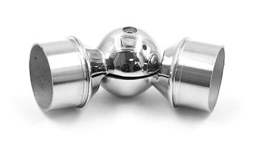 Поворот литой, регулируемый, "шар" с установочными кольцами, под Ø50.8 мм, (AISI 304) k558 купить в Казани