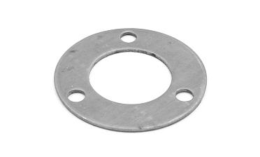 Фланец стойки 38/80 х 3 мм, 3 отв х М10 х 20, черный металл k116-38-9 купить в Казани