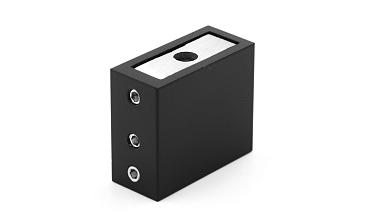 Коннектор стена-труба для прямоугольного трека 30х10 мм, нержавеющая сталь AISI 304, черная t463 BL купить в Казани