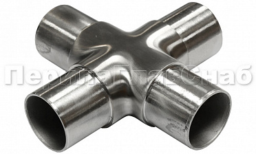Соединение поручня Ø50.8 мм, крестовина (AISI 304) k361 купить в Казани