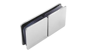 Коннектор для душевой кабины стекло-стекло 180° 45х45 мм латунь-хром, полированный 64 t724 PC купить в Казани