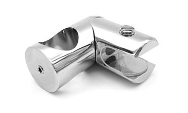 Держатель стекла сквозной боковой, для трубы 19 мм, полированный, t912 PSS купить в Казани