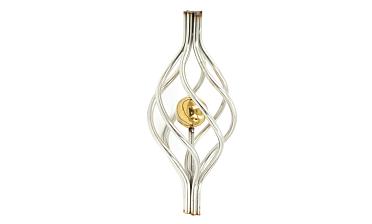 Декоративная вставка (корзинка) для стойки Ø25 мм, с золотым шаром k388-2 купить в Казани