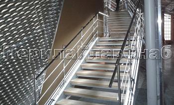 Нержавеющие перила и ограждения с подсветкой в Казани. Готовые проекты ПерилаГлавСнаб