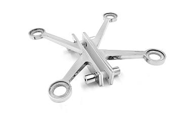 X-спайдер для установки на стеклянное ребро AISI 304 k290-X купить в Казани