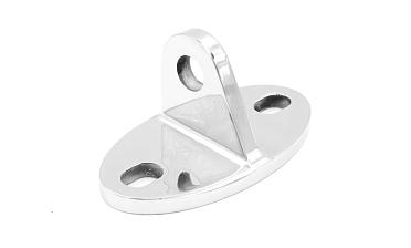 Крепление ванты(тяги) козырька к стене (AISI316), литое, полированное k658-16 купить в Казани