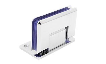 Петля для душевой кабины стена-стекло 90° с односторонним креплением, 90*55, цинк, полированная t305 PZn купить в Казани