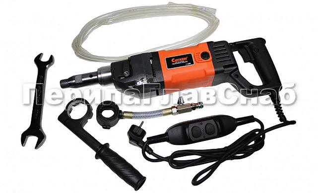 Бурилка по бетону с фитингом для подачи воды, без станины, 1900 Вт k949