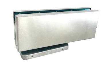 Фитинг нижний со встроенным доводчиком для стеклянной двери до 80 кг, шлифованный t185-2 SSS   купить в Казани