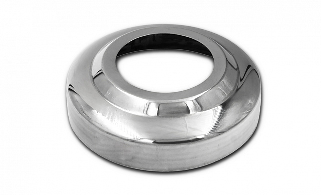 Низ стойки Ø38.1 мм, S=0.8 мм, внешний Ø78х22 мм, полированный, AISI 201 k007-6 Низ стойки Ø38.1 мм, S=0.8 мм, внешний Ø78х22 мм, полированный, AISI 201 k007-6