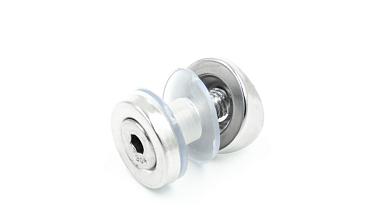 Стеклодержатель точечный для трубы Ø38.1 мм, штампованный, полированный (AISI 304) k074 купить в Казани