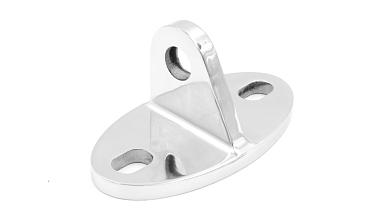 Крепление ванты(тяги) козырька к стене (AISI304), литое, полированное k658 купить в Казани