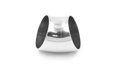 Отвод поручня под сварку Ø38.1х100/2х1.35 мм, 45°, полированный 400 Grit, (AISI 304) k095-45 купить в Казани