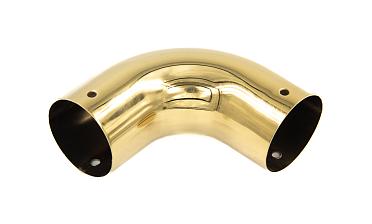 Отвод 90° для круглого пластикового поручня, золото k259-88 купить в Казани