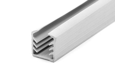 Уплотнитель в поручень с пазом 24х24 для стекла 12мм, EPDM (3-х метровый) СЕРЫЙ Фk301-G купить в Казани