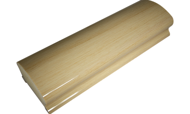 Пластиковый поручень фигурный текстурный, цвет беленый дуб, длина 4м k899-3  купить в Казани