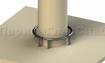 Колесоотбойник вокруг колонны в Казани. Готовые проекты ПерилаГлавСнаб