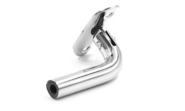 Держатель поручня выносной на стойку, с регулируемым ложементом под трубу Ø38.1 мм, резьба внутренняя М8, полированный, (AISI 304) k261  купить в Казани