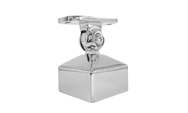 Наконечник 40х40 мм внешний полированный, с ложе под ПЛОСКОСТЬ, литой, регулируемый, облегченный, AISI 304, k239-5-NEW купить в Казани